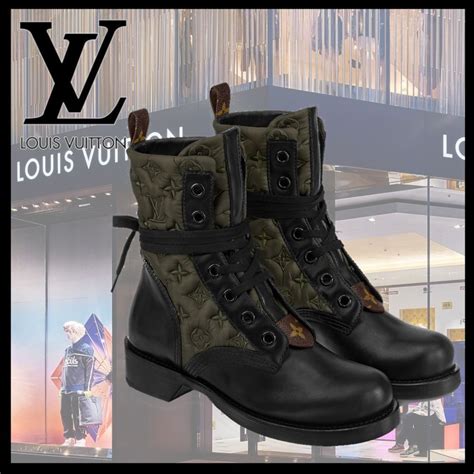 louis vuitton boots ranger|lv leg boots.